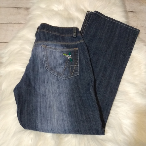 LEO ROMA peacock embroidered jeans - Picture 6 of 6